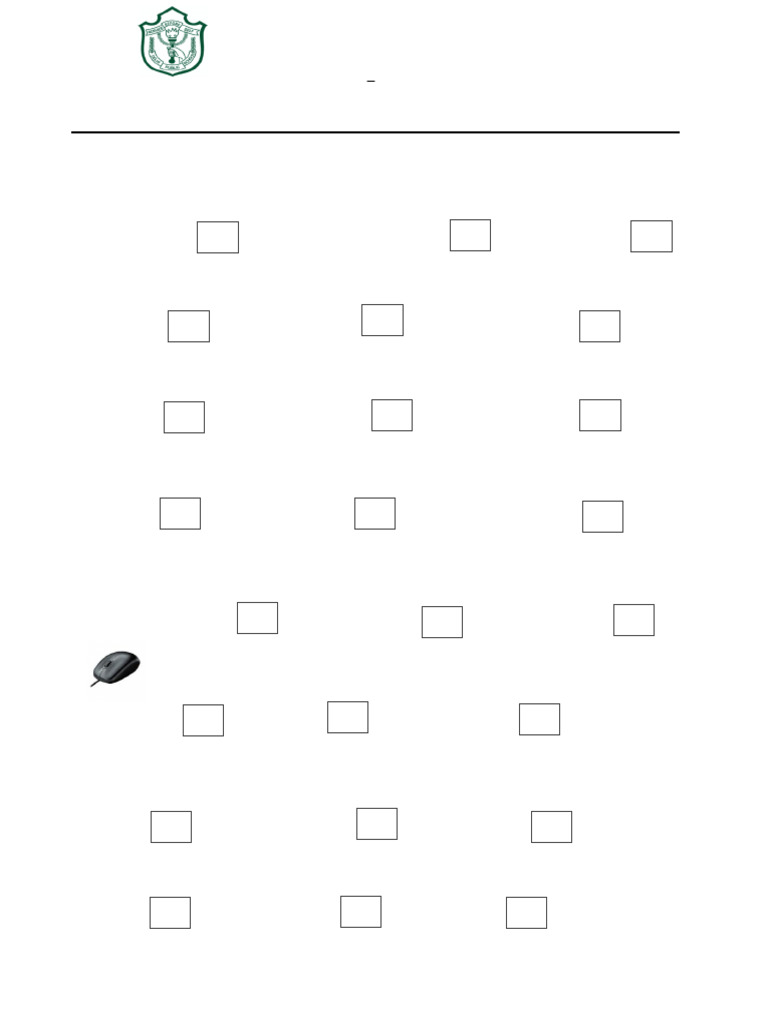 ICT Practice Worksheet for Students | PDF