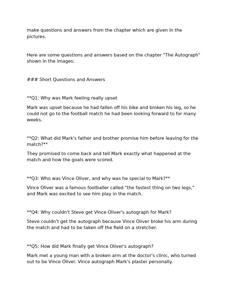 Q&A from 