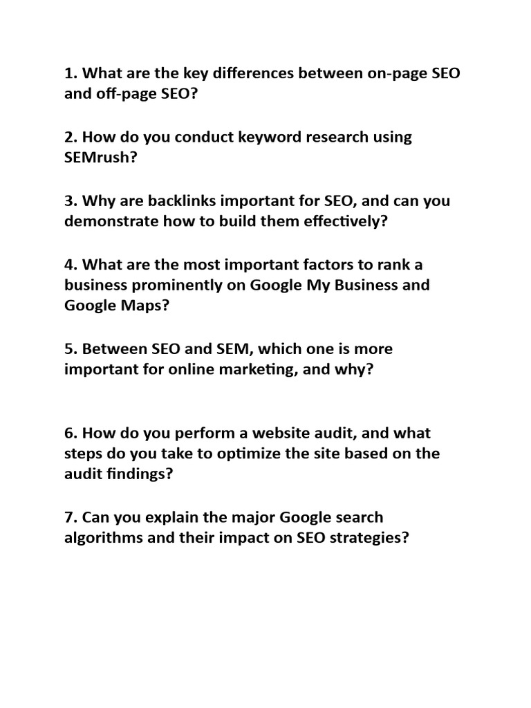 Questions 1 | PDF