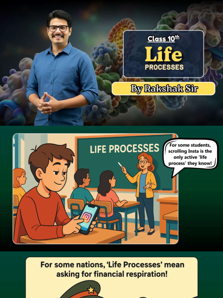 Life Processes Class Notes | PDF