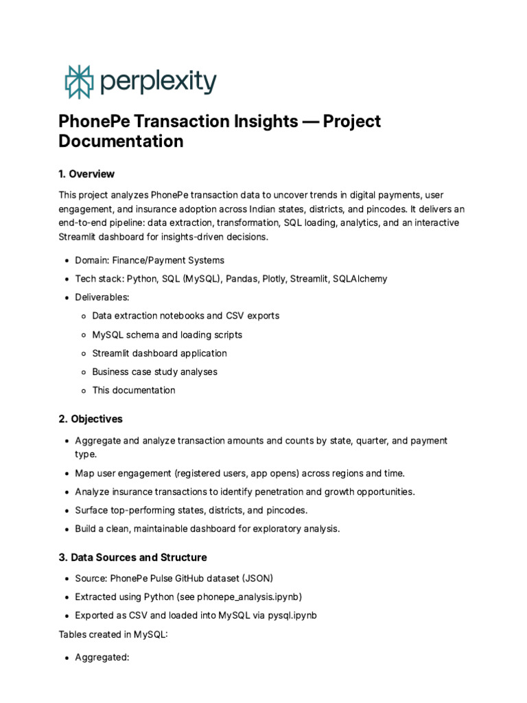 PhonePe Transaction Analysis Project | PDF | Comma Separated Values ...