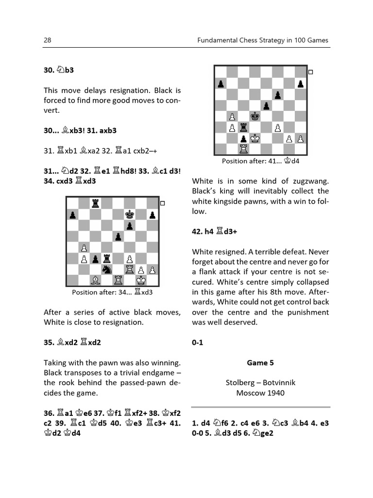 Chess Strategy Insights from 100 Games | PDF