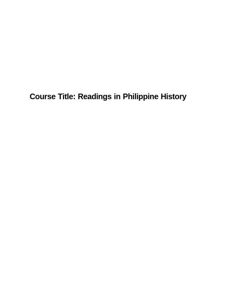 Philippine History Learning Module | PDF | Primary Sources | Witchcraft