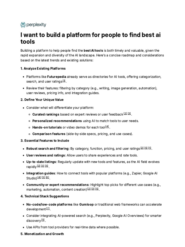 Best AI Tools Discovery Platform Guide | PDF | Artificial Intelligence ...