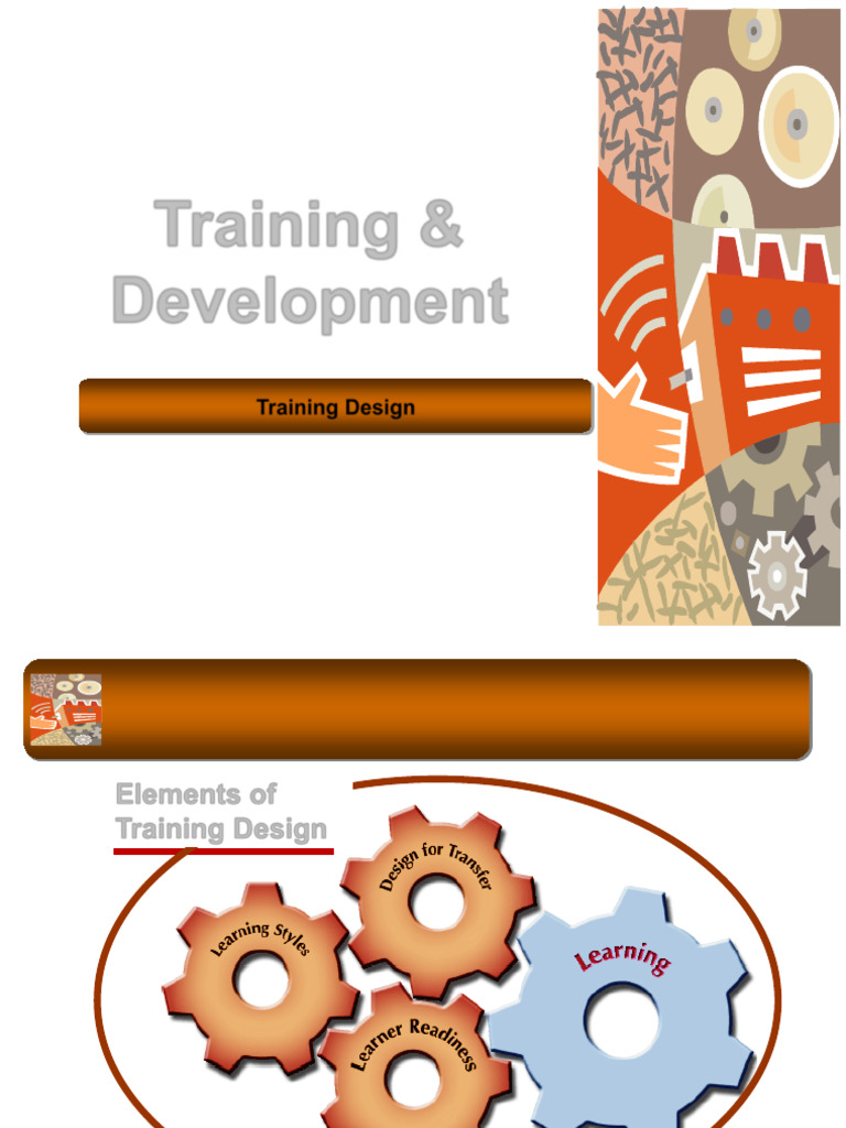 Effective Training Design Strategies | PDF | Learning | Motivational