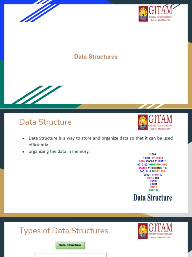 Overview of Data Structures and Algorithms | PDF | Data Structure ...