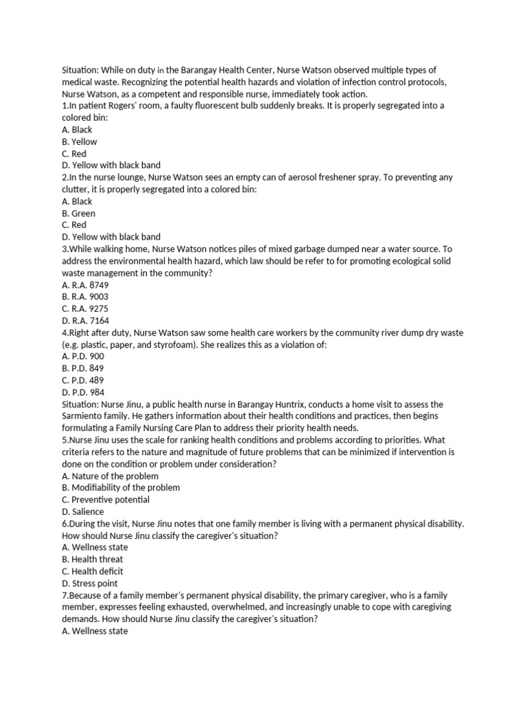 Pre Boards 1 Np1 Q&A | PDF | Influenza Vaccine | Pneumonia