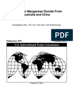 2007 USITC-Electrolytic Manganese Dioxide From Australia and China