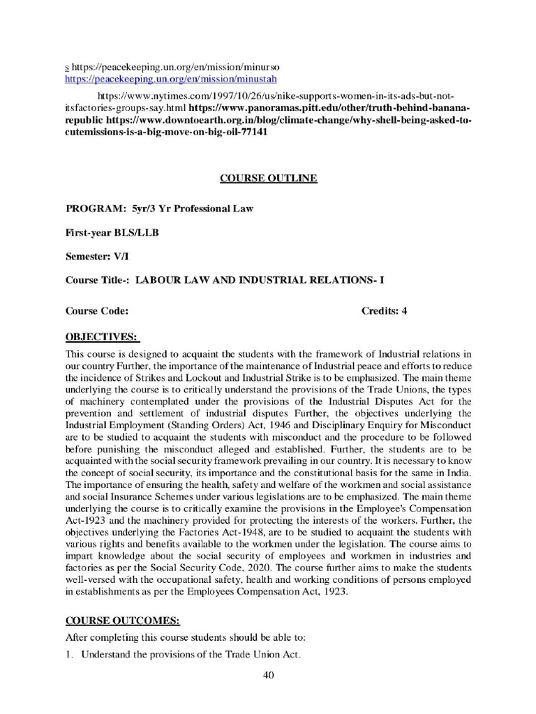 3 Yr LLB Sem 1 | PDF