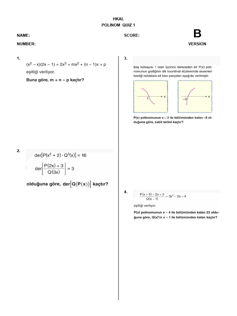 Polinom B | PDF