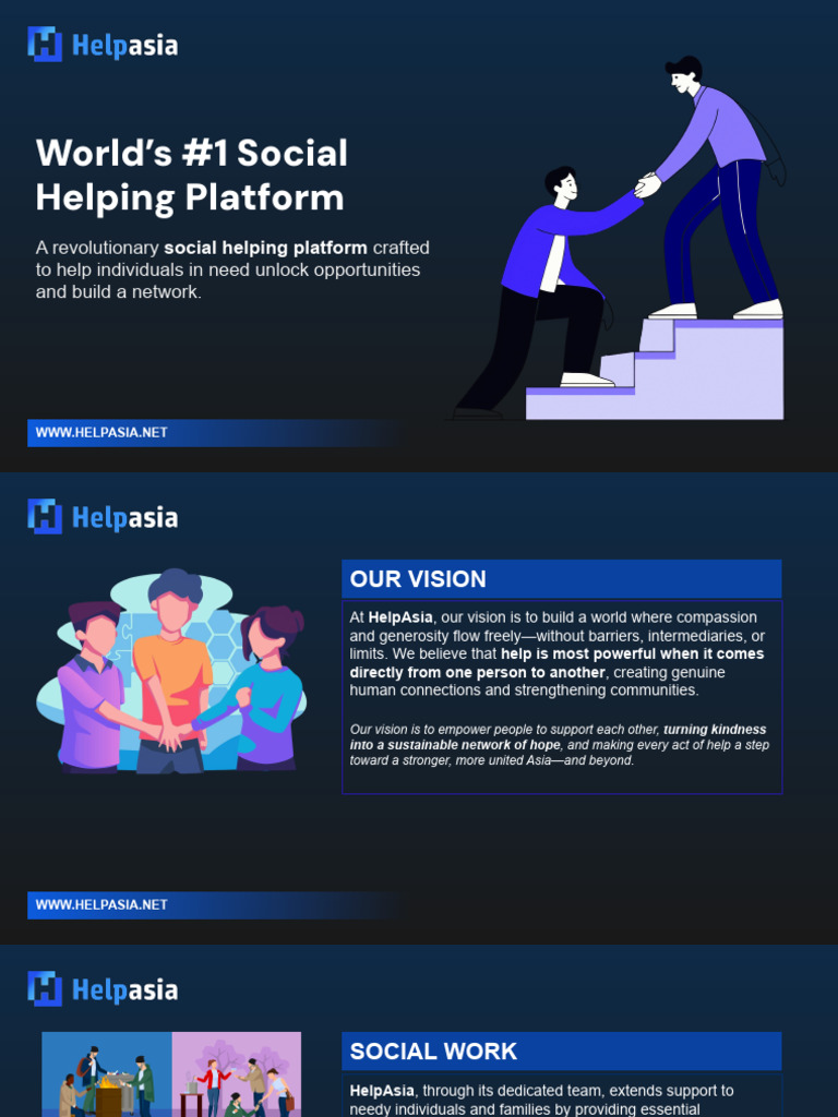 HelpAsia: Empowering Community Support | PDF | Economies