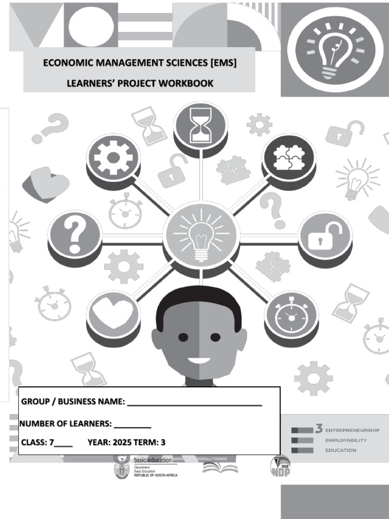 Grade 7 EMS Project Workbook | PDF | Entrepreneurship | Business