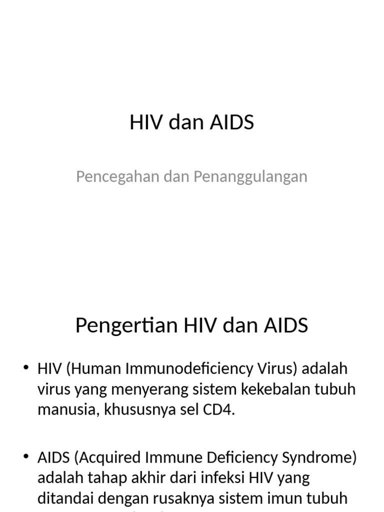 Materi Hiv Aids | PDF
