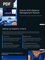Oracle Fusion HCM Absence Management Guide | PDF | Employment ...
