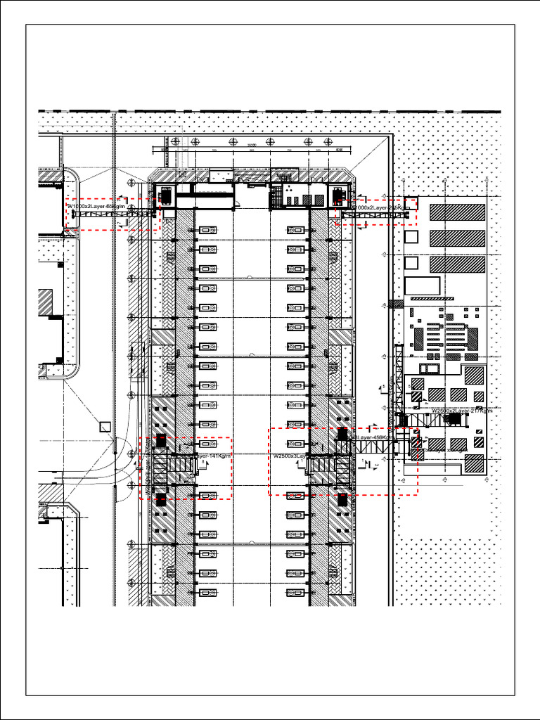 Pipe Rack Layout and Section Layout1 | PDF