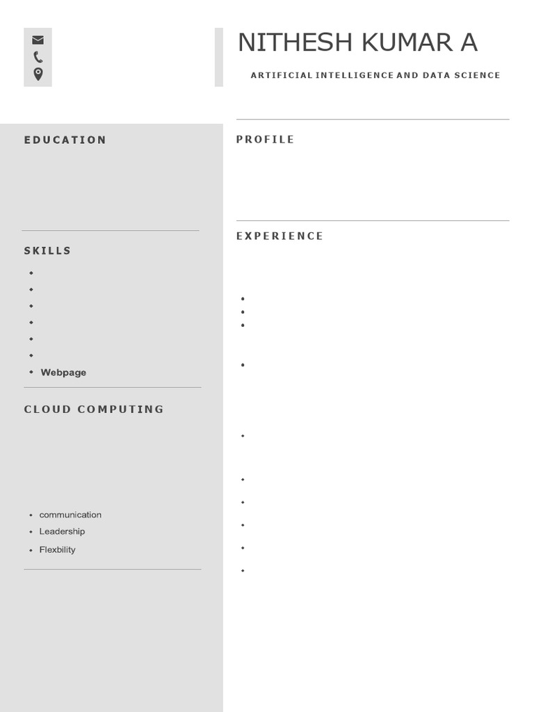 AI Engineer Profile: Skills & Experience | PDF | Artificial ...