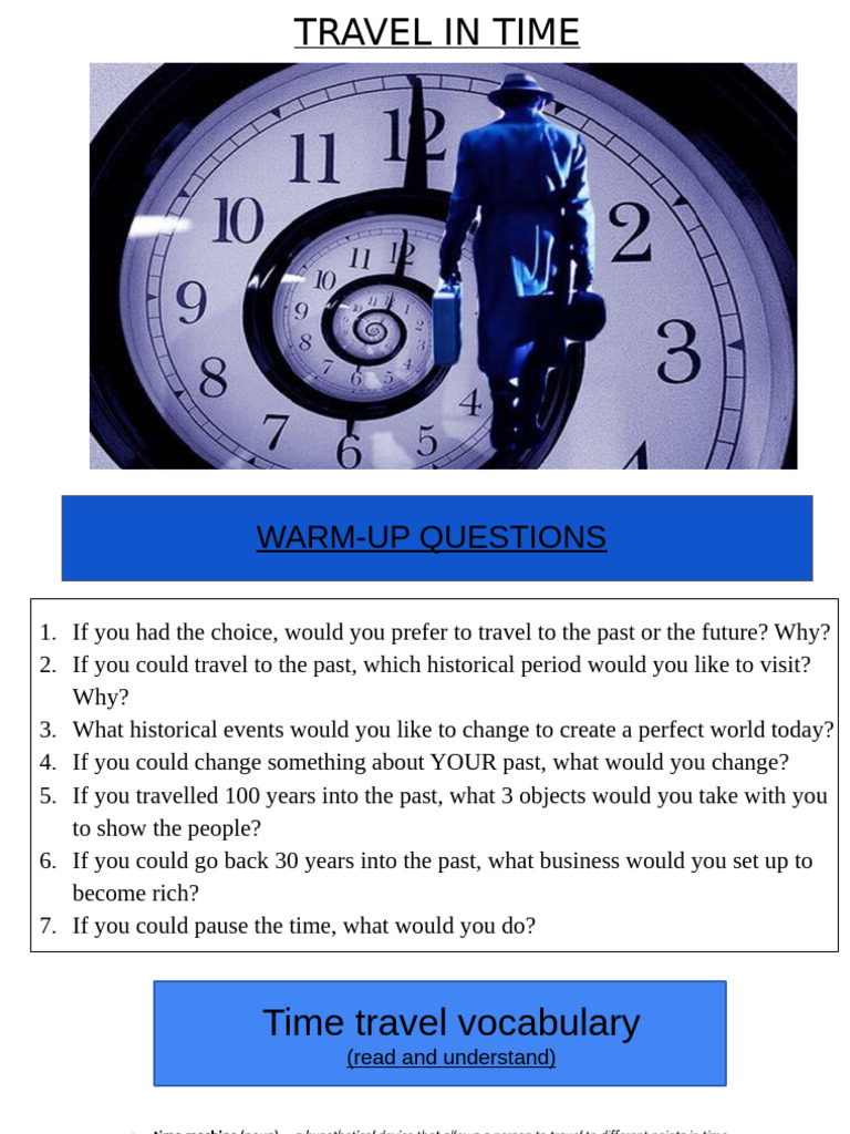 Engaging Time Travel Discussion Guide | PDF