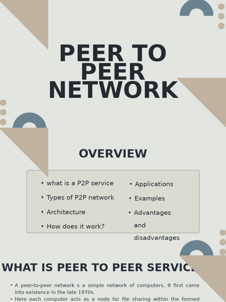 Understanding Peer-to-Peer Networks | PDF | Peer To Peer | Computer Network