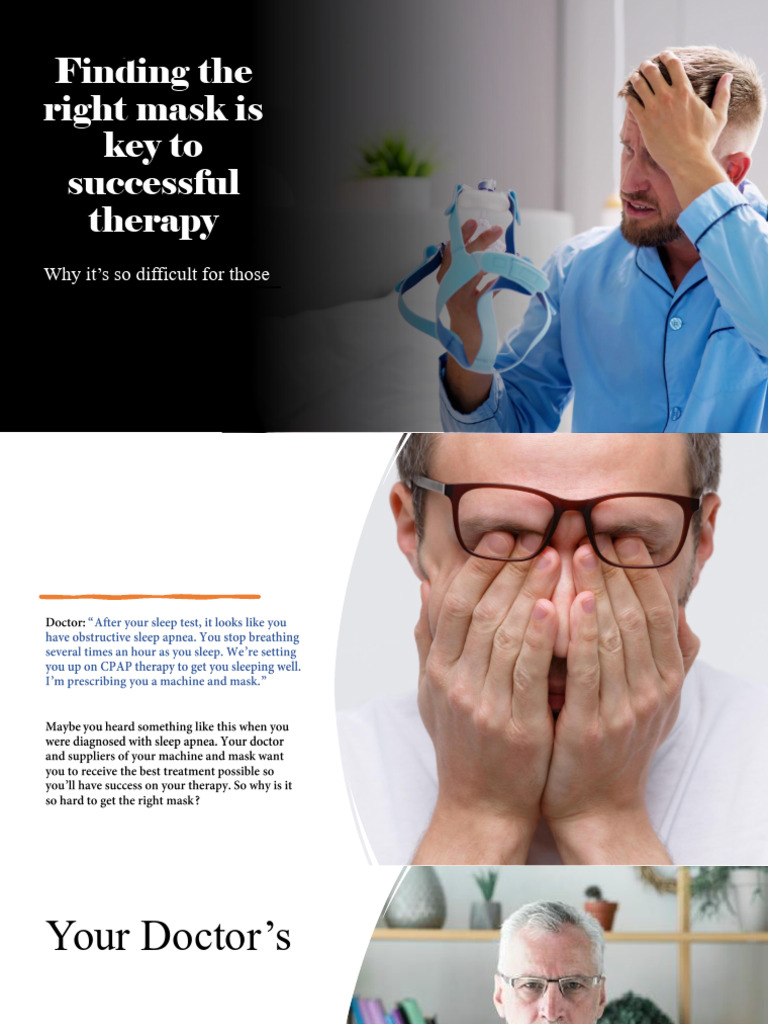 Finding The Right Mask Is Key To Successful Therapy | PDF