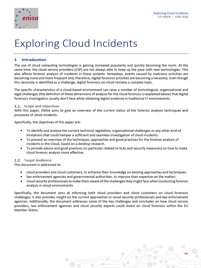Cloud Forensics: Challenges & Techniques | PDF | Cloud Computing ...