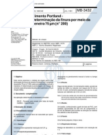 NBR 11579 Mb 3432 - Cimento Portland - Determinacao Da Finura Por Meio Da Peneira 75 Micro Metros