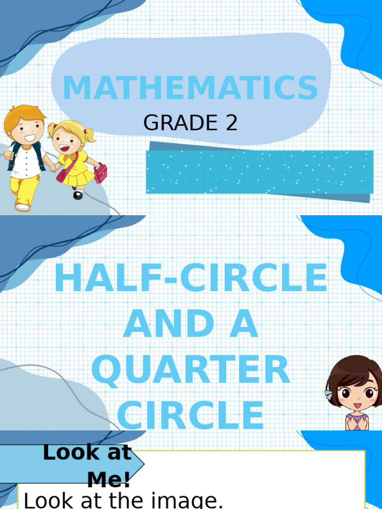 Understanding Half and Quarter Circles | PDF | Shape | Circle