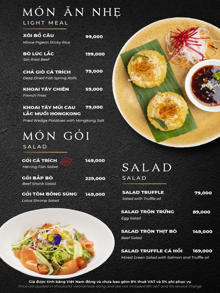 Menu Alacarte - Delight Restaurant | PDF