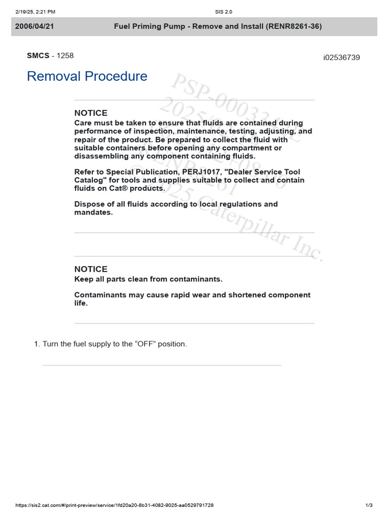 Fuel System Component Removal Guide | PDF | Turbocharger | Cylinder ...