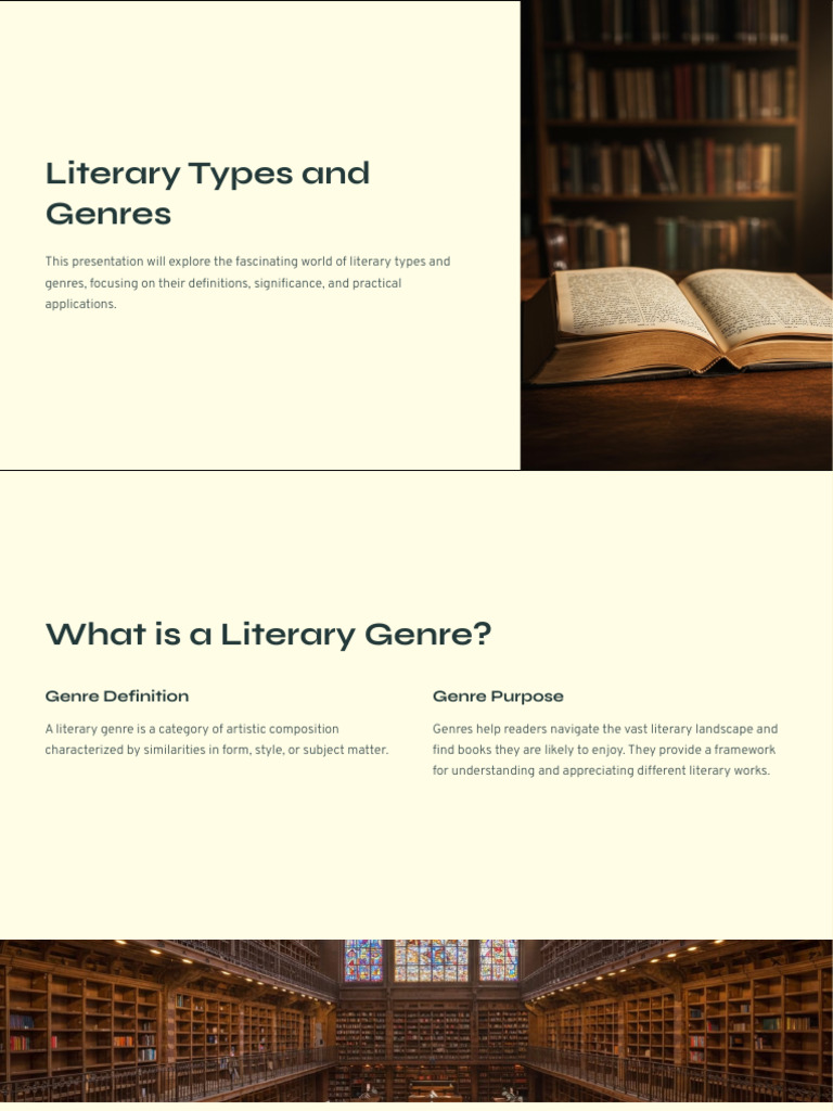 Understanding Literary Genres and Types | PDF | Genre | Narrative