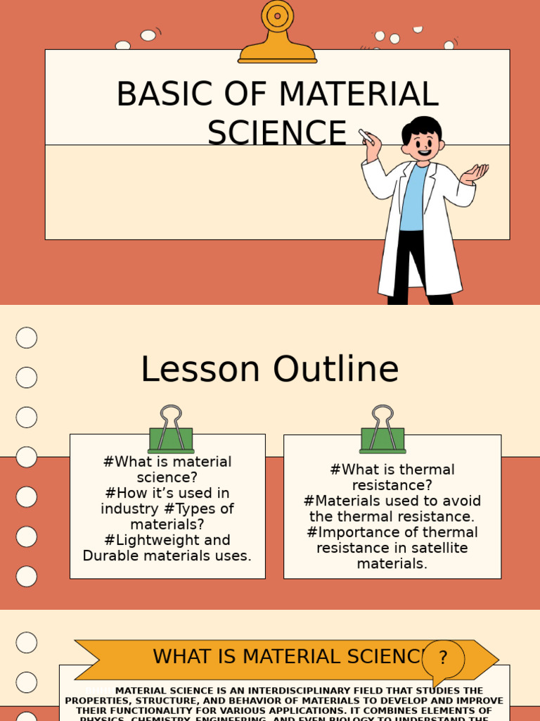 Basics of Material Science 2 | PDF | Materials Science | Composite Material