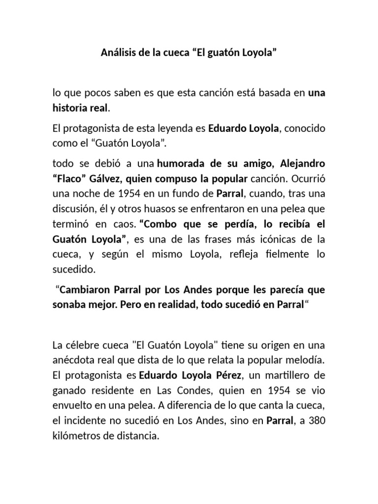 Origen real de la cueca 