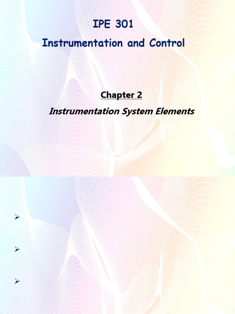 Instrumentation System Elements Overview | PDF | Analog To Digital ...