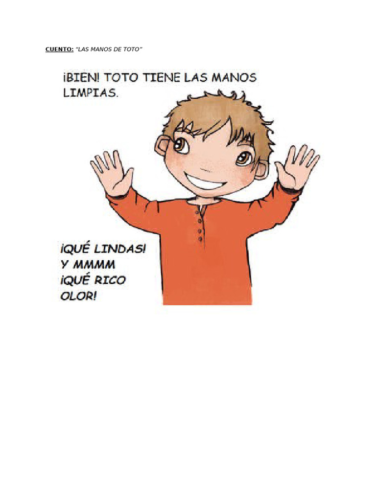 Cuento. Las Manos de Toto | PDF