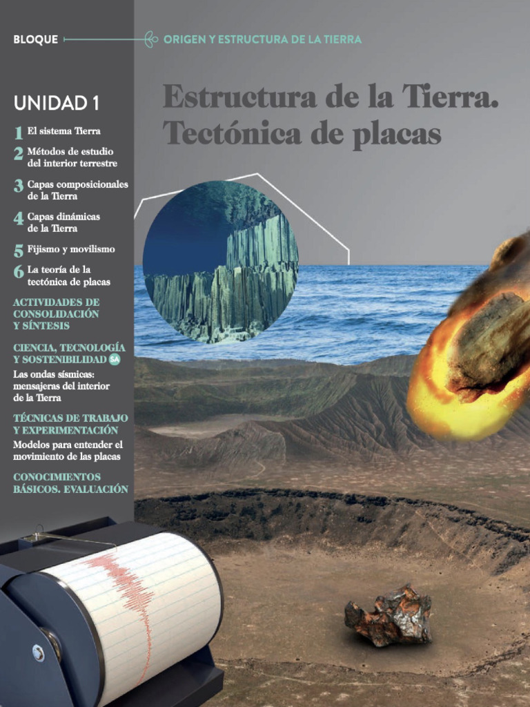 T1. Estructura de La Tierra. Tectónica de Placas | PDF