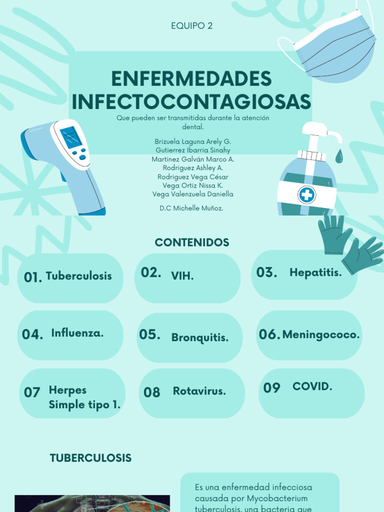 Enfermedades Infectocontagiosas | PDF | VIH | Influenza