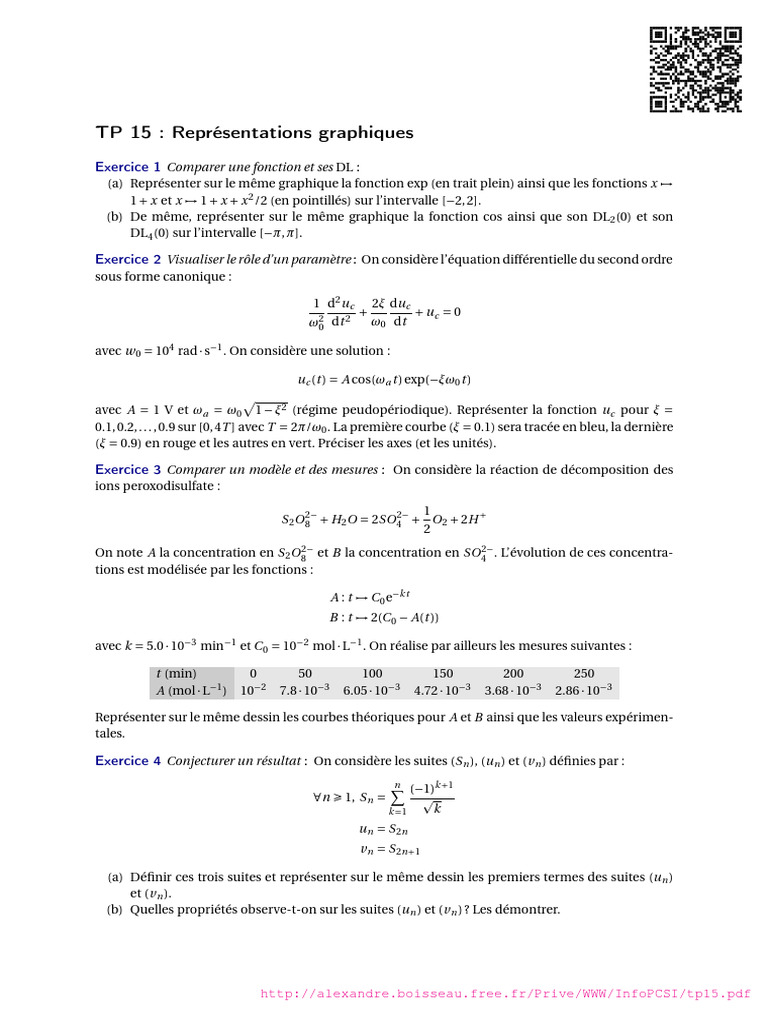 Représentations graphiques en mathématiques | PDF