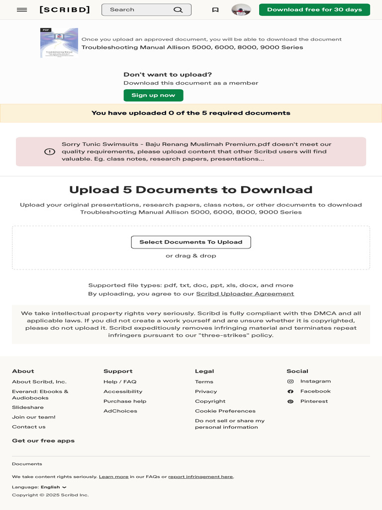 Upload A Document Scribd | PDF | Scribd