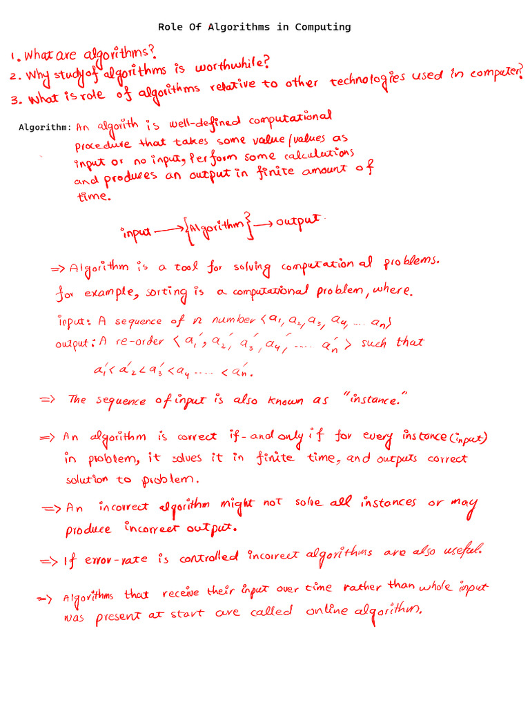 DAA Lecture 01 - Annotated | PDF