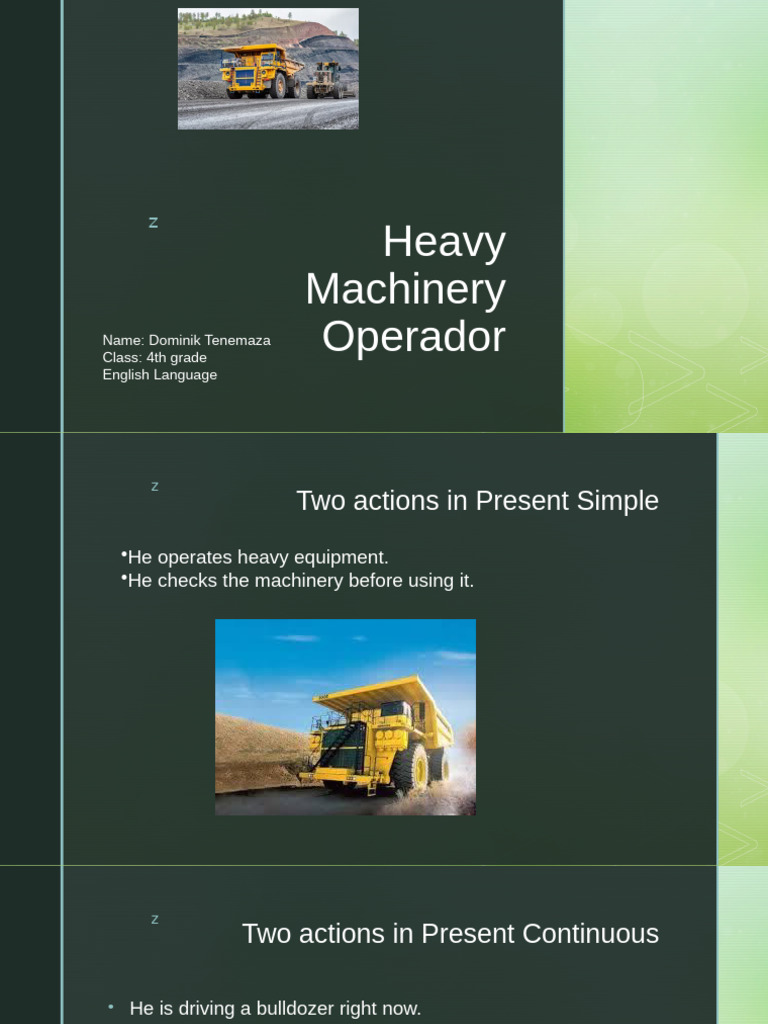 Heavy Machinery Operator Guide in Chile | PDF