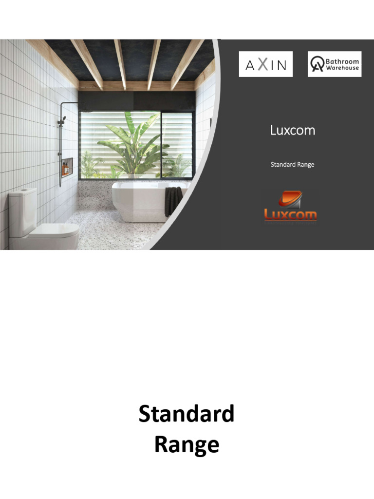 Luxcom Bathroom & Kitchen Fixtures Catalog | PDF