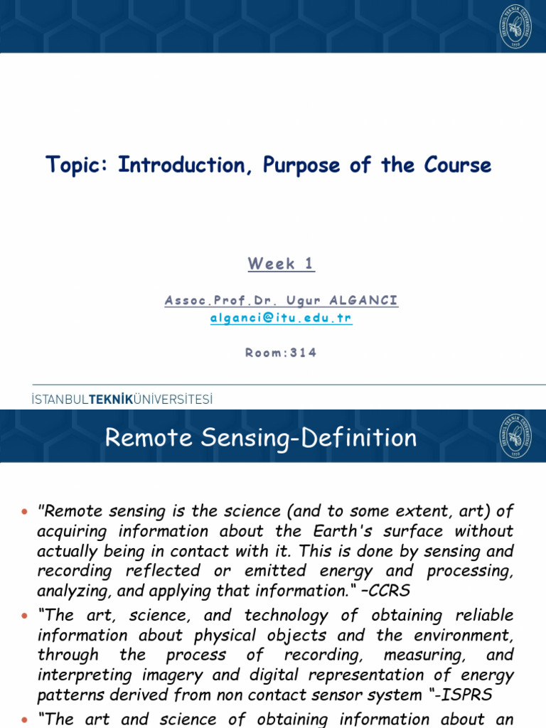 Introduction to Remote Sensing Concepts | PDF | Remote Sensing | Image ...