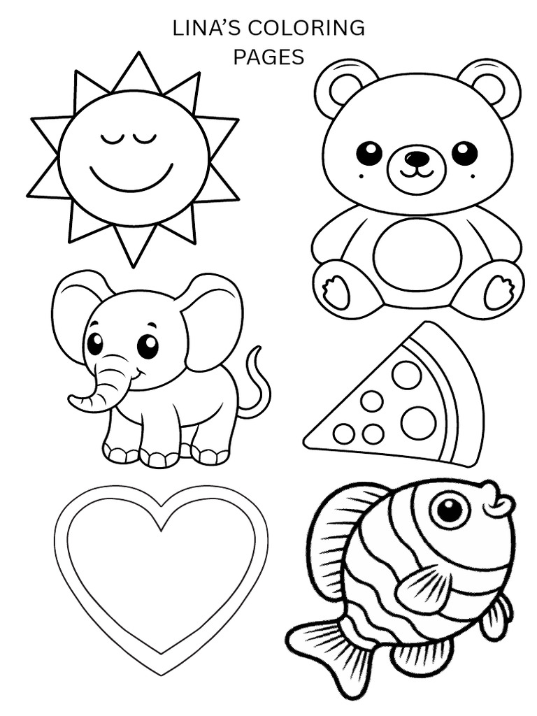 Lina's Coloring Page PDF | PDF