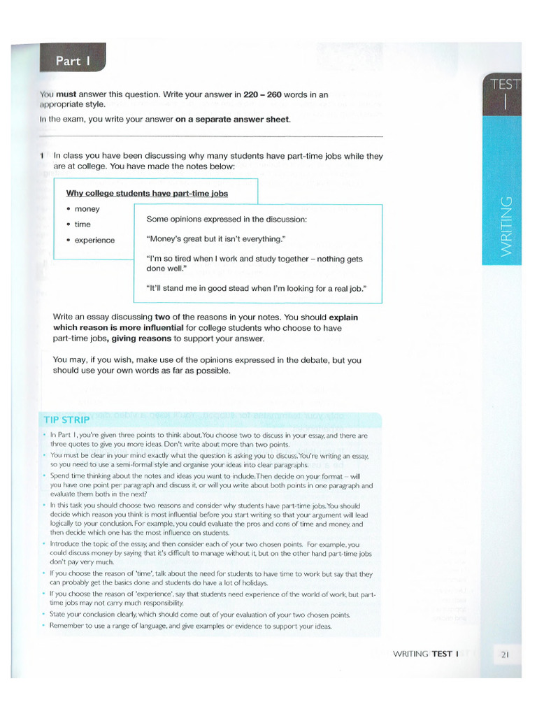 Writing P 1 and 2 | PDF