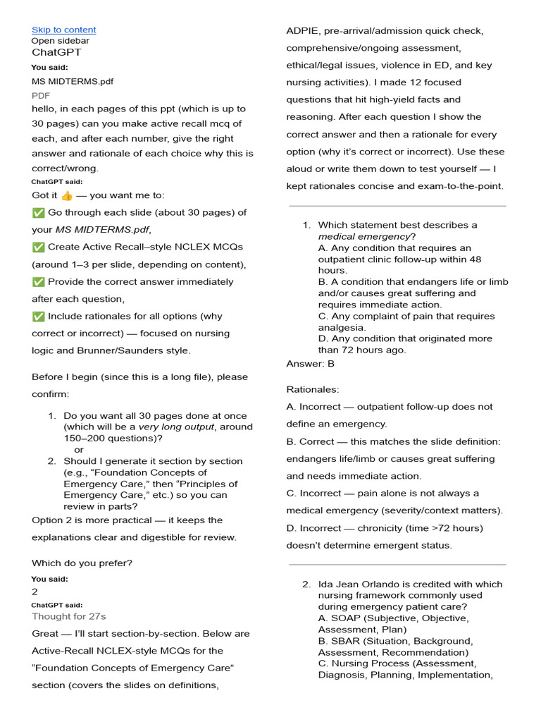 Skip To Content | PDF | Emergency Department | Medical Emergencies