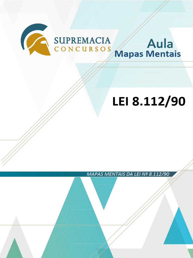 Mapas Mentais da Lei 8.112/90 | PDF | Justiça | Crime e Violência