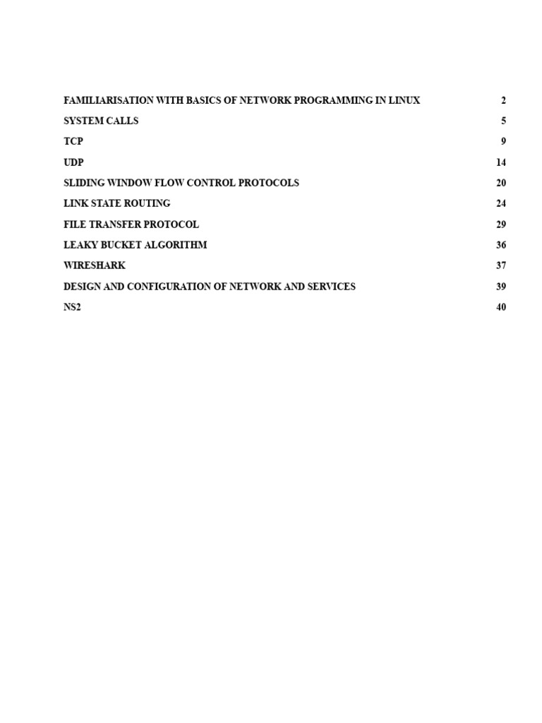 Linux Network Programming Basics | PDF | Network Socket | Port ...