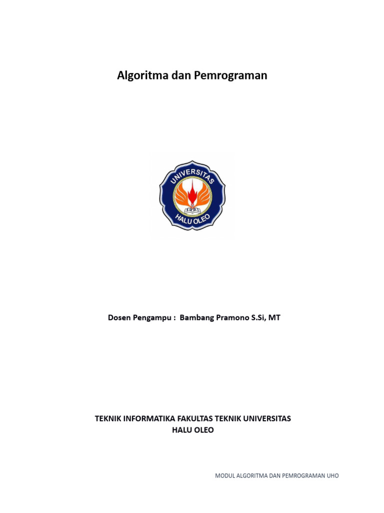Modul Algoritma dan Pemrograman C++ | PDF