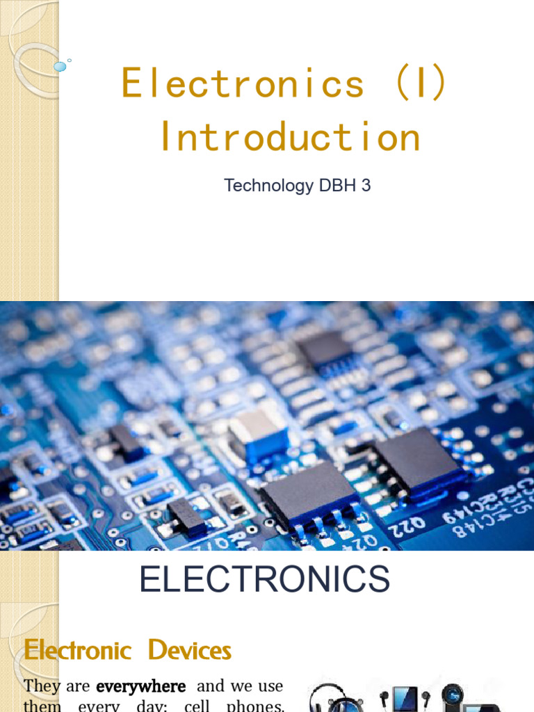 Basics of Electronic Devices and Components | PDF
