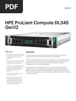 HPE ProLiant DL380 Gen12 Specifications | PDF | Central Processing Unit ...