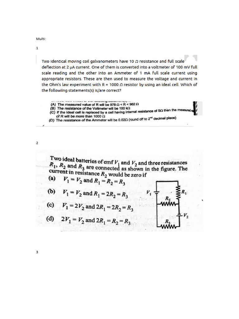 Equivalent Resistance in Circuit Analysis | PDF